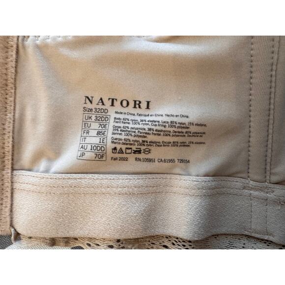 NATORI Women's Cafe Bliss Perfection Strapless Contour Underwire Bra Size 32DD - Picture 7 of 8